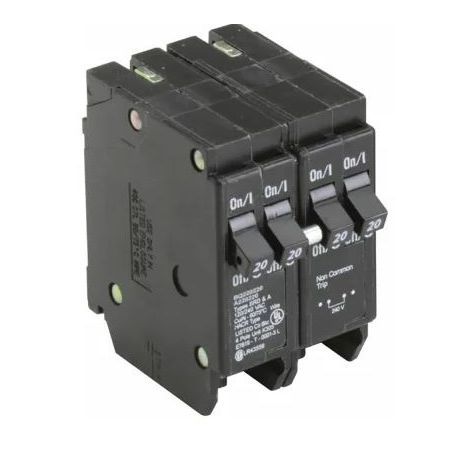 Eaton BQ220220 Residential; 120/240 V, 20/20 Amp, 2 Pole/2 Pole Quadplex