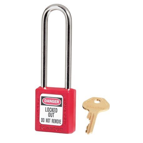 Master Lock® Zenex™ 410KALT-RED Thermoplastic Safety Padlock