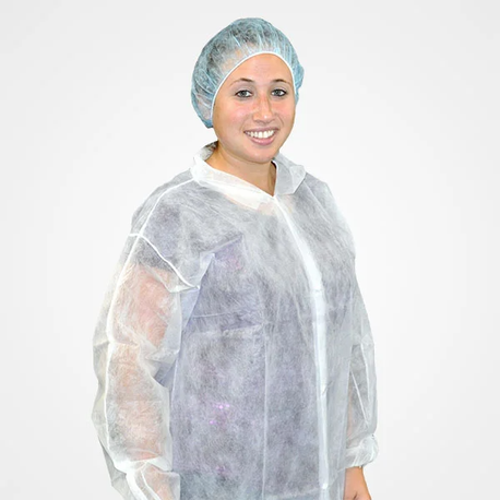 The Safety Zone® PolyLite® M1714 Polypropylene Lab Coat
