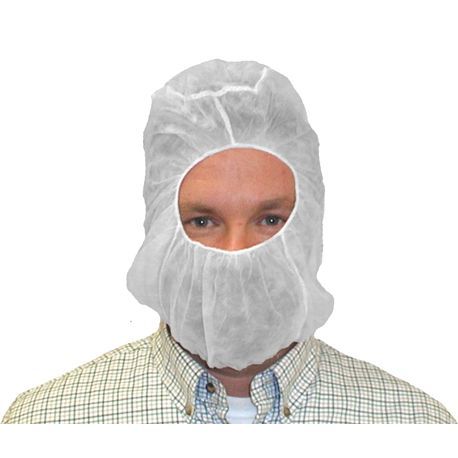 Saf-T-Gard® Enviro-Gard® BHC-15W Beard and Bouffant Hairnet Combo