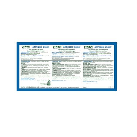 Spartan® Green Seal All Purpose Cleaner  Label (9001)