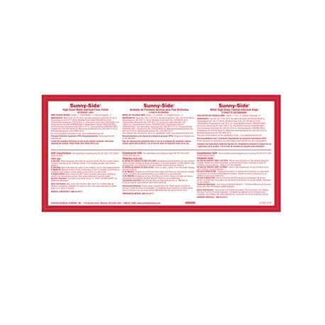 Spartan® Sunny Side Label (9045)