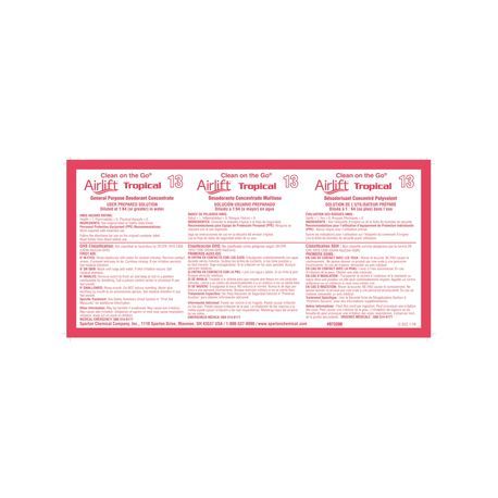Spartan® COTG® Tropical Label (9732)