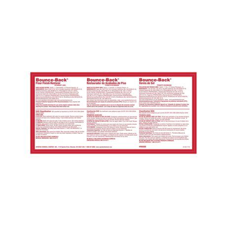 Spartan® Bounce Back Label (9860)
