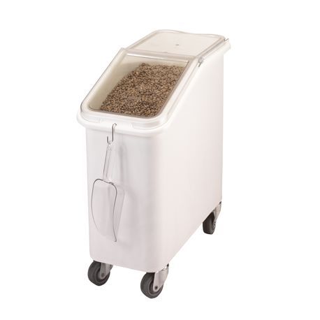 Pattumiera Con Coperchio Inclinato Cambro IBS20148 - Per Hospitality, Igienica, Bianca, 29x33x71 Cm - Foto 8