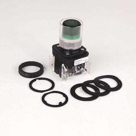 Allen-Bradley 800HC-QRAH2GA1 800H PB, 30mm Momentary Push Button, Full ...