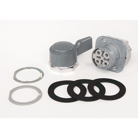 Rockwell Automation 800T-JG141 Non-Illuminated Selector Switch, 30.5 mm, Lever Operator, Gray