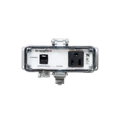 GracePort P-R2-H3R0 PANEL INTERFACE CONNECTOR WITH RJ45, PANEL MOUNT HOUSING, UL TYPE 4, SIMPLEX OUTLET, NO CB