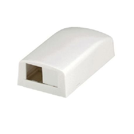 Panduit® CBX2IW-AY Elongated Mini-Com® Pan-Net® Surface Mount Box, Surface Mount, ABS