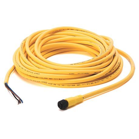 Rockwell Automation 889D-F4HJ-10 DC Micro Style Standard Patch Cord, M12 Connector, 4-Pin Straight Female Connector, 32.8 ft Cable Length