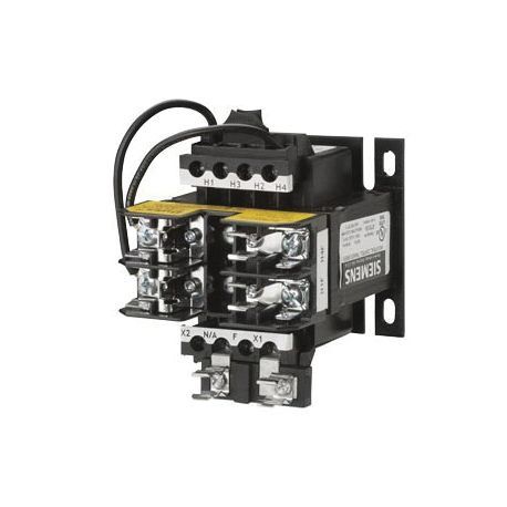 Siemens KT7100 Control Power Transformer, 277 VAC Primary, 120 VAC Secondary, 100 VA Power, 50/60 Hz Frequency, 1 Phase