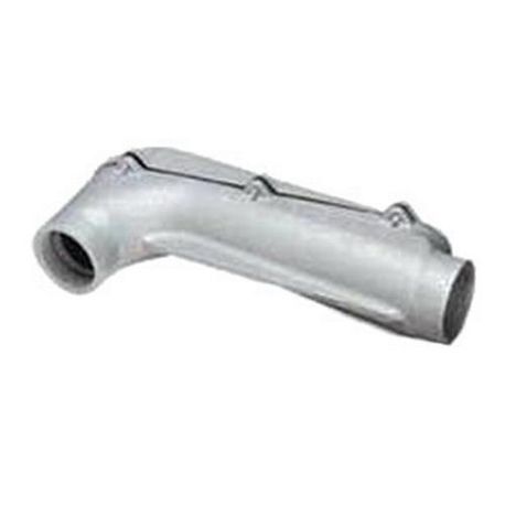 O-Z/Gedney LB6X-400M Type LB Conduit Outlet Body With Cover, 4 in Hub, Mogul Form, 740 cu-in Capacity, Malleable Iron, Triple Coated