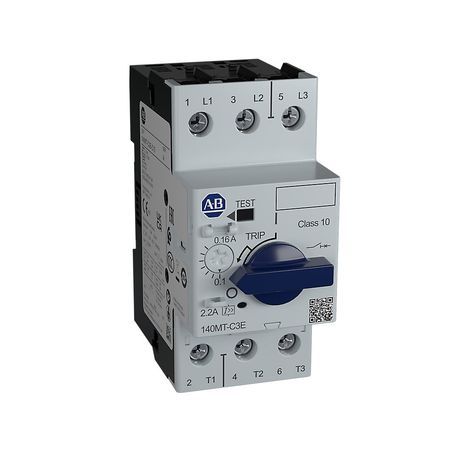 Allen-Bradley 140MT-C3E-C29 Motor Protection Circuit Breaker,  C Frame,  23  29A,  Trip Class 10,  Standard Breaking Capacity,  Std Mgntc Trp (Fxd at 14 x le)