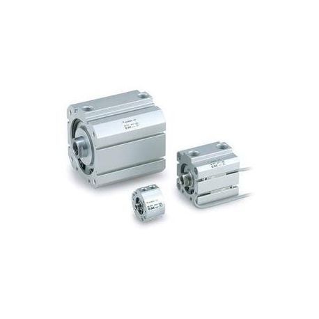 SMC® NCQ8C200-075 NCQ8 Single Rod Compact Cylinder, 200 mm Cylinder Bore, 3/4 in L Stroke, Double Acting Cylinder Action, Rear Clevis Mounting