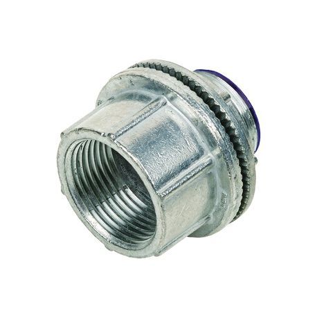 Killark® WH-3 WH Series Weatherproof Conduit Hub, 1 in For Use With: NEMA 2/3/3R/4/12/13 Enclosures, Die Cast Zinc, Natural