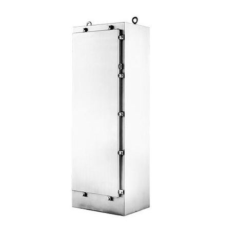 nVent HOFFMAN A72H3124SSFS A4SL 1-Door Enclosure, 72.06 in L x 31.06 in W x 24.06 in D, NEMA 4X, 304 Stainless Steel