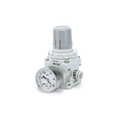 SMC® IRV10-C06BG IRV10 Series Vacuum Regulator, 140 Lpm Flow Rate, -100 to 1.3 kPa Pressure