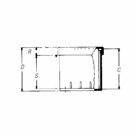 Carlon® Circuit Safe® CP200NB Blank Narrow Non-Metallic Pushbutton Enclosure, 7.13 in L x 3-1/2 in W x 3.38 in D, NEMA 1/3/3S/3X/3SX/4/4X/12/13, Thermoplastic