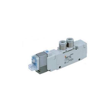 SMC® VQZ2121-5Y1-N7T VQZ 5-Port Solenoid Valve, 0.1 to 0.7 MPa Pressure, Aluminum Body