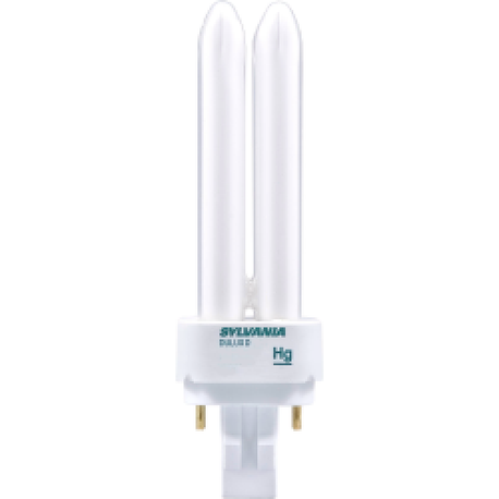 Sylvania DULUX® CF13DD/830/ECO/21119 Compact Double Fluorescent Lamp, 13 W Wattage, GX23-2 Lamp Base, CFL Lamp, T4X2 Shape, 780 Lumens