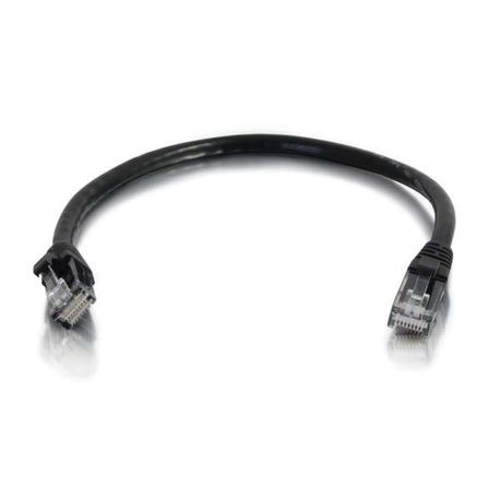 Quiktron® C2G® 03988 Snagless UTP Ethernet Network Patch Cable, Category: Cat 6, 24 AWG Stranded Bare Copper Conductor, 8P8C RJ45 Male Connector, 30 ft Cord Length