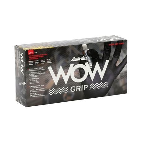 PIP® SWX00435/S Disposable Gloves, S, Nitrile, Black, 9-1/2 in L, Powder-Free Powder, Textured Grip