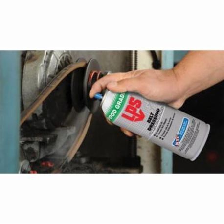 LPS® 02216 Belt Dressing Lubricant, 16 oz Aerosol Can Container, Liquid Form, Clear, 0.67 to 0.69 Specific Gravity