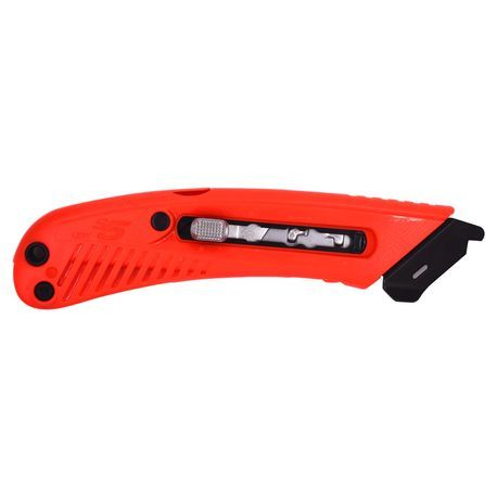 Pacific Handy Cutter™ S5R Heavy Duty Safety Knife, 0.74 in W Utility Blade, Quick-Change, Carbon Steel Blade, 1 Blades Included, 6.12 in OAL