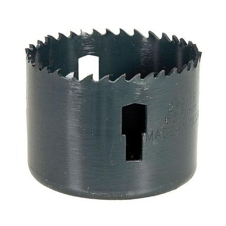 Greenlee® 825-2-1/4 Variable Pitch Hole Saw, 2-1/4 in Dia, 1-5/8 in Cutting Depth, Bi-Metal Cutting Edge, Applicable Materials: Aluminum, Fiberglass, Plastic, Steel, Tin, Wood