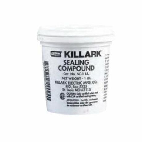 Killark® SC-4 OZ Sealing Compound, 4 oz Container, Plastic Pail Container, Gray