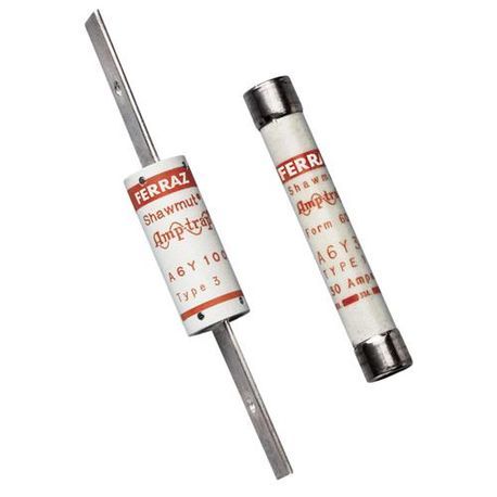 Ferraz Shawmut Amp-Trap® A6Y8-1 Type 1 Standard Special Purpose Fuse, 8 A, 600 VAC, 200 kA Interrupt, Class: K/Form 600, Cylindrical Body