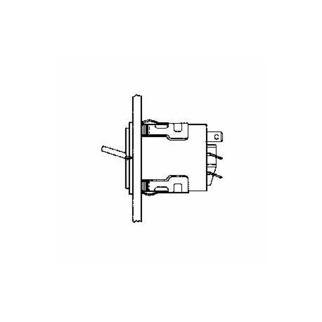 Honeywell MICRO SWITCH™ AML33FBA4AC01 Electronic Control Power Duty Rectangular Rocker Switch, 15 A at 125 VAC Electrical Rating, DPST Contact Configuration, 15 A at 125 VAC, 15 A at 250 VAC Contact, 2 Pole