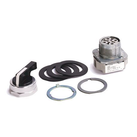 Rockwell Automation 800T-J17KC1 Non-Illuminated Selector Switch, 30.5 mm, Knob Lever Operator, White