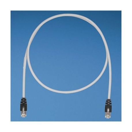 Panduit® PanNet® STPCH3MBBL F/UTP Shielded Patch Cord With Pan-Plug® Shielded Modular Plug, Category: Cat 5e, 26 AWG Stranded Copper Conductor, RJ45 Connector, 9.84 ft Cord Length, Black