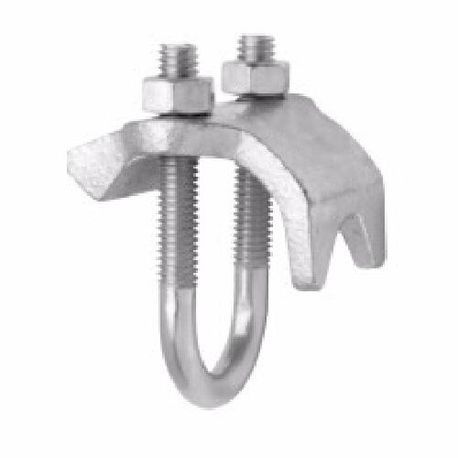 Crouse-Hinds RAC250HD Right Angle Conduit Clamp, 2-1/2 in, For Use With Rigid/IMC Conduit, Malleable Iron, Hot Dipped Galvanized