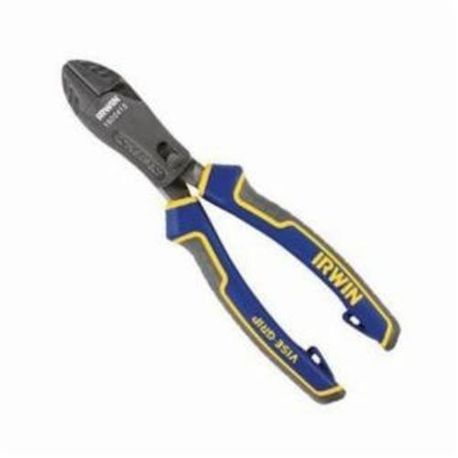 Irwin® Vise-Grip® 1902413 Flush Cut Diagonal Cutting Plier With PowerSlot, 3 mm Nominal, Max Leverage Jaw, 8 in OAL