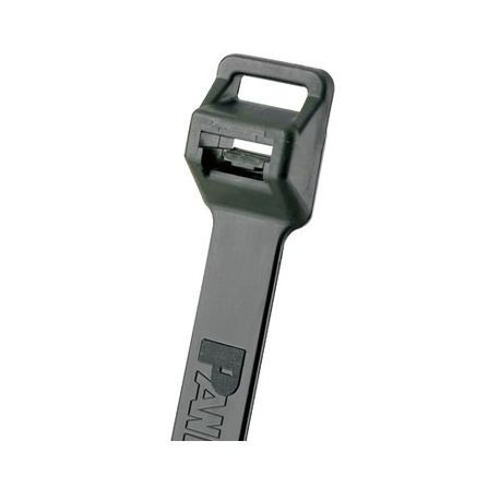 Panduit® Pan-Ty® PLT2EH-C0 1-Piece Extra Heavy Lashing Cable Tie, 9 in L x 1/2 in W x 0.075 in THK, Nylon, Black