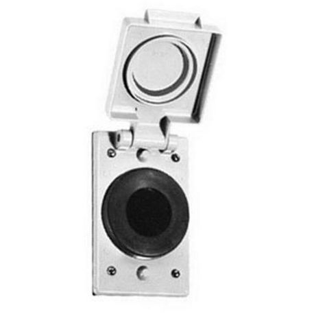 Appleton® FSK-WR1 Single Device Box Cover, 4-9/16 in L x 2-13/16 in W x 1-5/32 in D, Receptacle Cover, Die Cast Copper-Free Aluminum