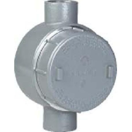 Killark® GECCT-1 GE Series Explosionproof Conduit Outlet Box With Cover, C Body, 1/2 in Hub, 18 cu-in Capacity, Copper-Free Aluminum