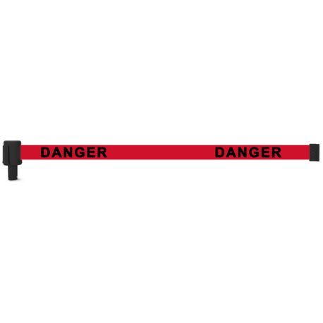 Banner Stakes PL4161-DS PLUS Red Double-Sided "Danger" Banner (Pack of 5), Includes: 5 PLUS Banner Head, Belt Length 15 ft, Suitable for Indoor/Outdoor Use