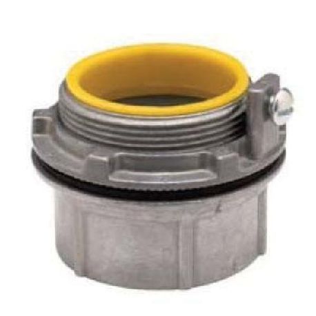 Crouse-Hinds CHG3 Commercial Ground Conduit Hub, 1 in For Use With: IMC/Rigid Conduit, Zinc, Natural