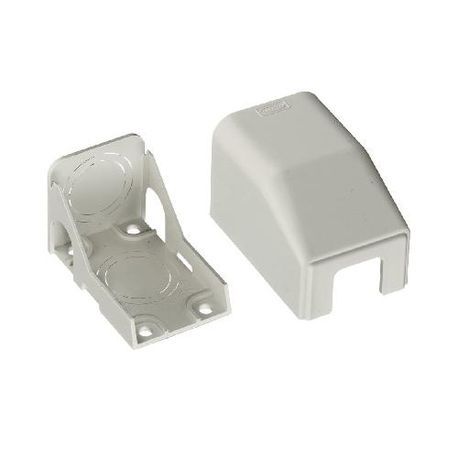 Wiring Device-Kellems PT12CA Standard Conduit/Ceiling Fitting With 1/2, For Use With PremiseTrak® and PlugTrak® Non-Latching Non-Metallic Raceways, Extruded PVC