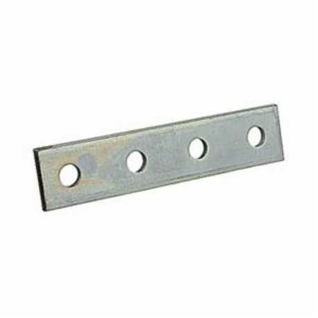 Superstrut® X207 Splice Flat Plate Fitting, 4 Holes, 7-1/4 in L x 1-5/8 in W, 1/4 in THK, Steel