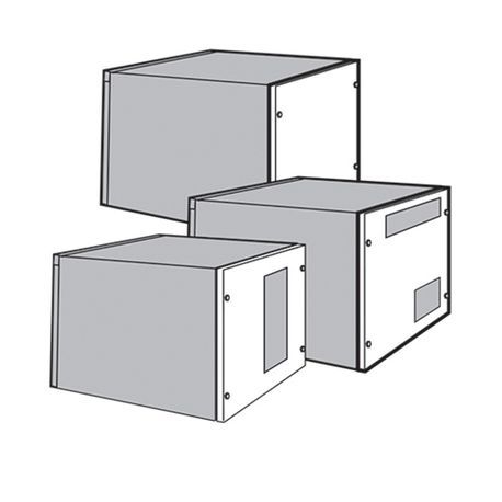 Hoffman PCS78R Enclosure Cover, 27.79 in L x 31.35 in W x 0.87 in D, For Use With Rear of Sloped Fronts, 16 ga Steel