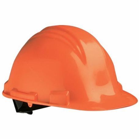 Honeywell Safety North Zone™ A69R030000 Peak Front Brim Hard Hat, HDPE, 6-Point Suspension, ANSI Electrical Class Rating: Class E, ANSI Impact Rating: Type 1, Nylon Webbing Ratchet Adjustment