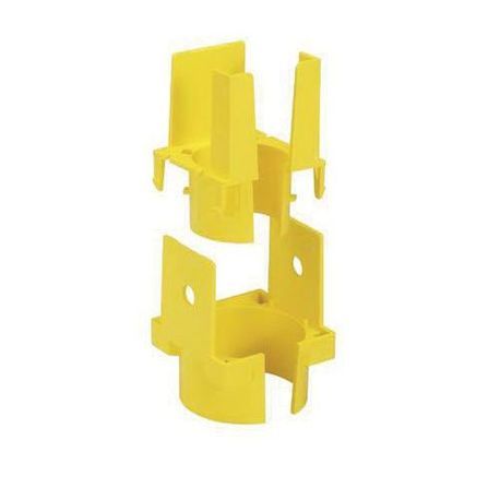 Panduit® FiberRunner® FIDT2X2YL 1-Port Spillout, For Use With FiberRunner® 2x2 Routing System, 2 x 2 in, ABS, Yellow