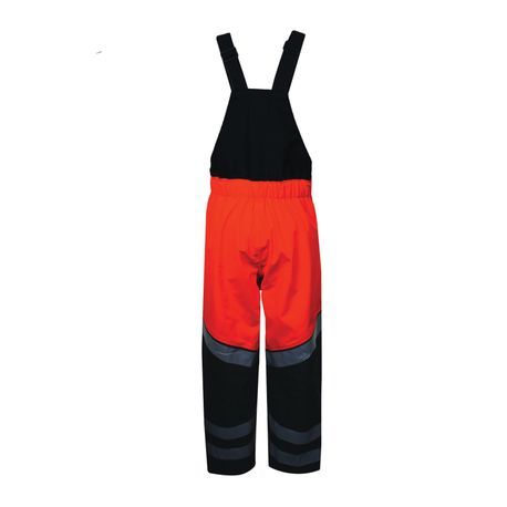 HYDROlite™ HYDROBIB-YB-2XT Hydrolite FR 2.0 Extreme Weather Bib Overall, Class E, Arc Rating: 31 cal/cm², Fabric/Material: 8.3 oz. GORE-TEX PYRAD®, 2XL, Tall, 32 in Inseam Length, Black/Fluorescent Orange