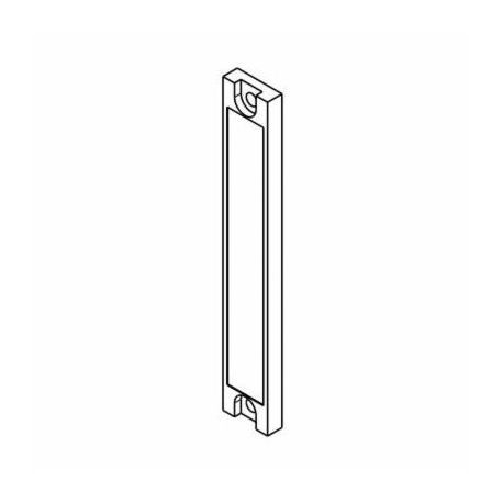 Banner Engineering BRT-100X18A Rectangular Retroreflective Target Reflector, 120 x 18.5 mm Approximate, 100 x 18 mm Reflective, Polarized Optimum Range, Acrylic Target, Screw Hole Mount