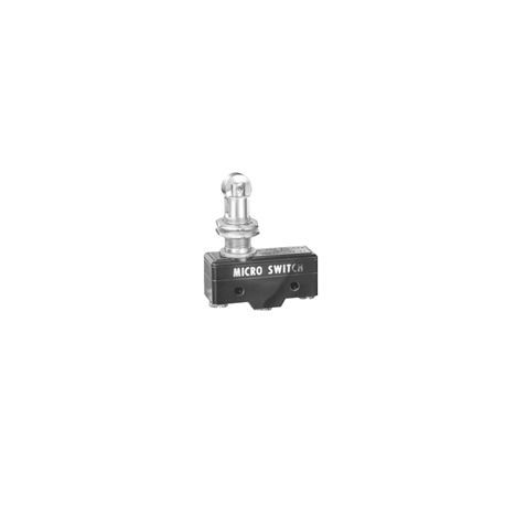 Honeywell MICRO SWITCH™ BZ-2AQ18T1 Double Throw Large Micro Standard Premium Basic Switch, 250 VAC, 15 A, High Overtravel Plunger Actuator, DPDT Contact Configuration, 1 Pole