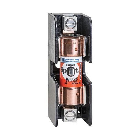Ferraz Shawmut AJT3N Amp-Trap 2000® AJT Time Delay Fuse, 3 A, 600 VAC/500 VDC, 200/100 kA Interrupt, Class: J, Cylindrical Body